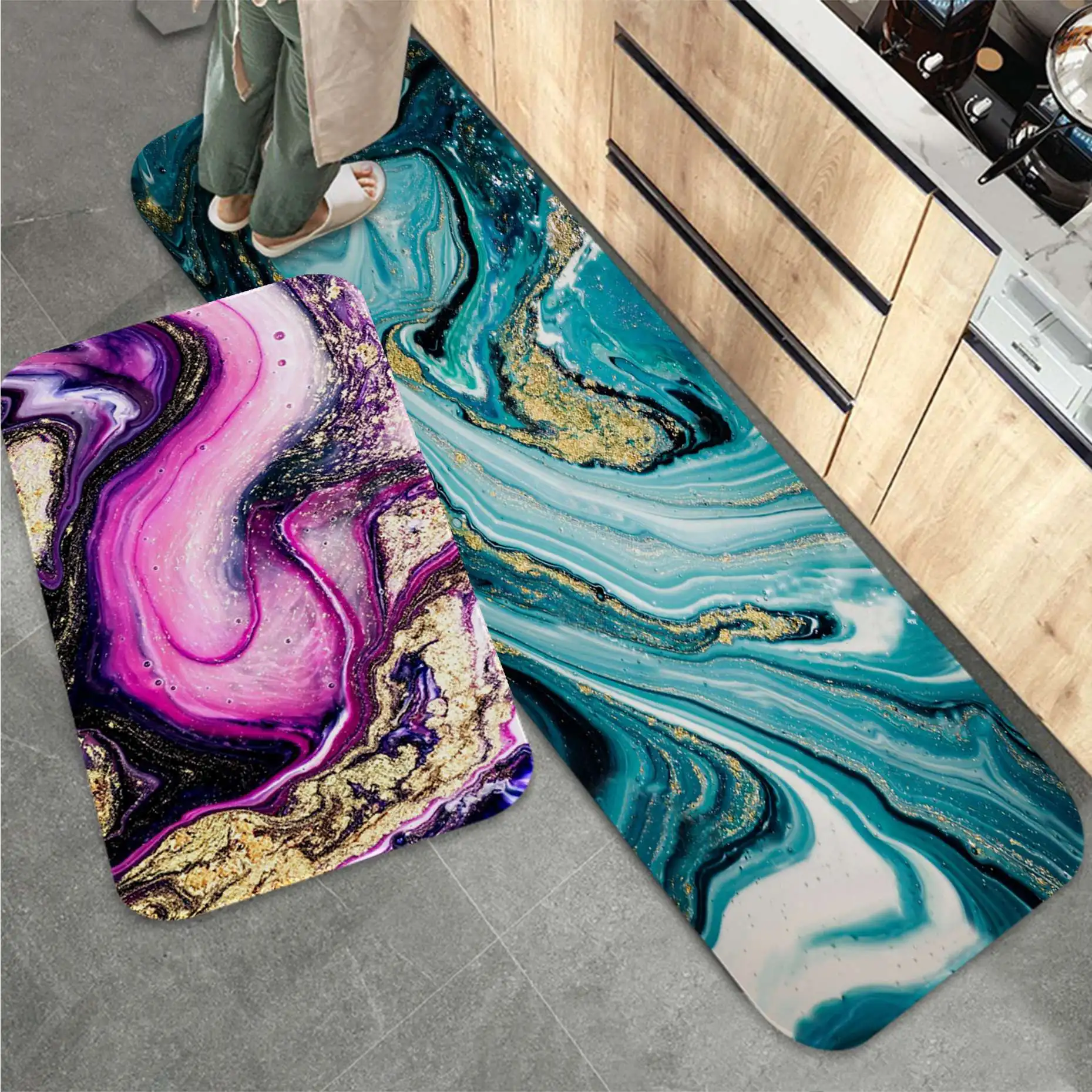 Colorful marble Art Mat Printed Flannel Floor Mat Bathroom Decor Carpet Non-Slip For Living Room Kitchen welcome Doormat carpet
Colorful marble Art Mat Printed Flannel Floor Mat Bathroom Decor Carpet Non-Slip For Living Room Kitchen welcome Doormat carpet