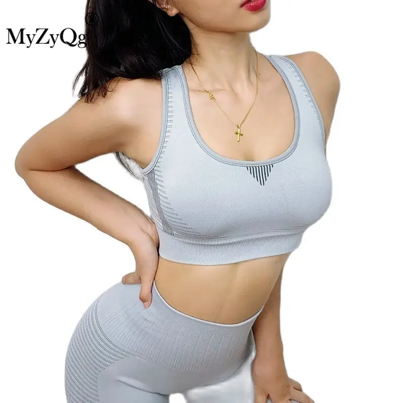 Sports Yoga Bras Non-steel Ring Shockproof Stereotypes Anti-sag Fitness Vest Beauty Back Underwear Women Running Gym Tops
Sports Yoga Bras Non-steel Ring Shockproof Stereotypes Anti-sag Fitness Vest Beauty Back Underwear Women Running Gym Tops