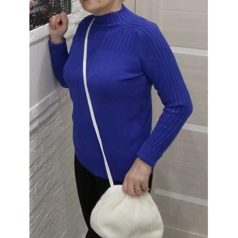 Turtleneck Knitted Sweater Autumn Winter Women New Fashion Korean Style Pullovers Female Casual Long Sleeve Soft Warm Jumper Top
Turtleneck Knitted Sweater Autumn Winter Women New Fashion Korean Style Pullovers Female Casual Long Sleeve Soft Warm Jumper Top