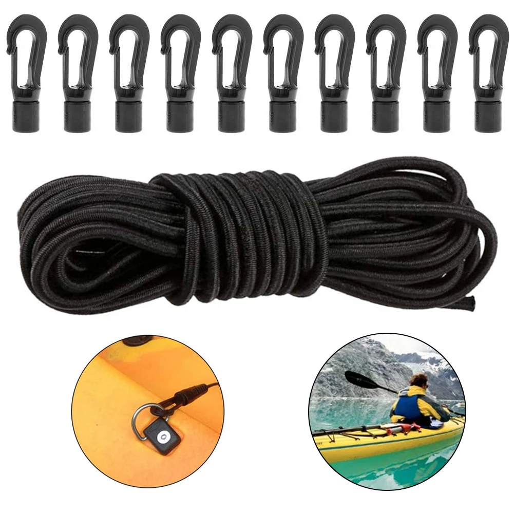 Kayak Bungee Cord Kit 25Feet Elastic Shock String Rope with 10 Hooks Kayak Accessories eavy Duty Elastic Bungee Shock Cord Strap
Kayak Bungee Cord Kit 25Feet Elastic Shock String Rope with 10 Hooks Kayak Accessories eavy Duty Elastic Bungee Shock Cord Strap