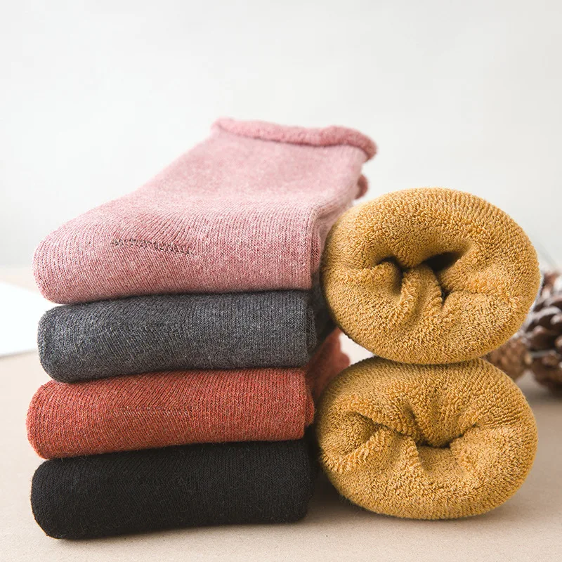 Autumn Socks for Woman Winter Thick Warm Women's Socks Solid Casual Cotton Long Homewear Sleeping Sock for Christmas Gift 
Autumn Socks for Woman Winter Thick Warm Women's Socks Solid Casual Cotton Long Homewear Sleeping Sock for Christmas Gift