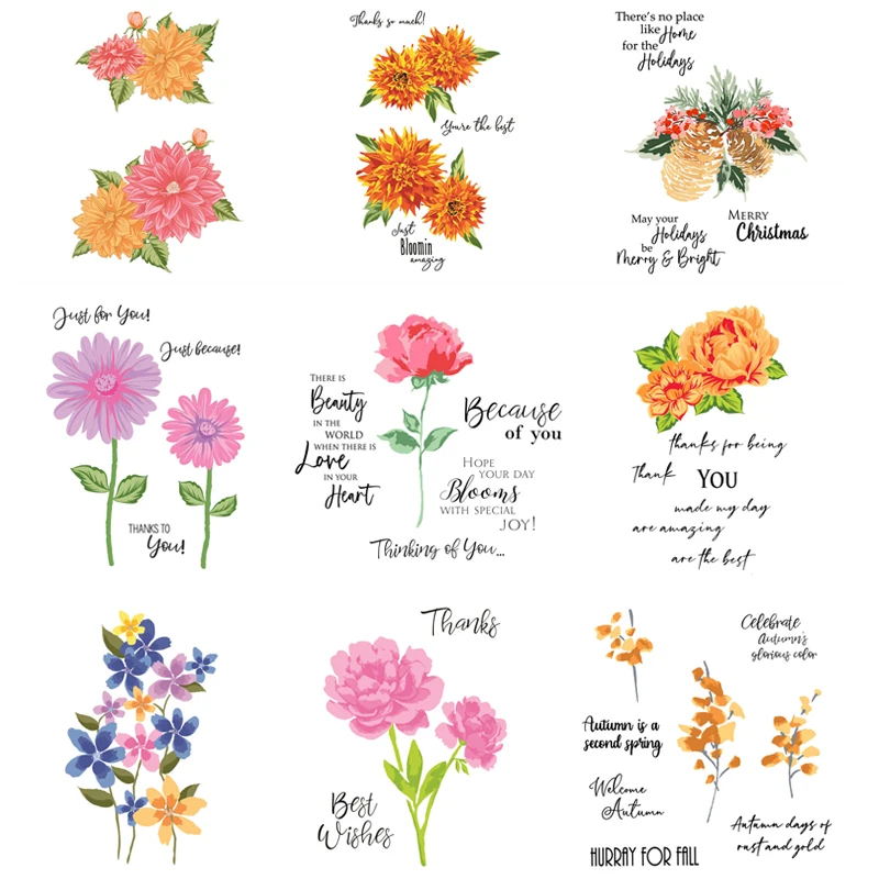 Autumn Fire Layered Florals Clear Stamp set Winter Bouquet Autumn Harvest Transparent Clear Stamps for DIY Scrapbooking Craft
Autumn Fire Layered Florals Clear Stamp set Winter Bouquet Autumn Harvest Transparent Clear Stamps for DIY Scrapbooking Craft