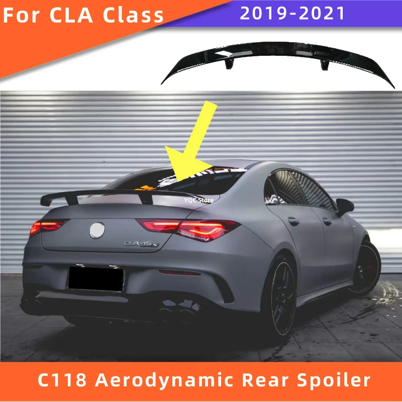 Аэродинамический задний спойлер для Mercedes Benz C118 CLA Class 2019-2021 CLA180 CLA200 CLA250 CLA220 CLA35 45, задний спойлер из АБС-пластика
Аэродинамический задний спойлер для Mercedes Benz C118 CLA Class 2019-2021 CLA180 CLA200 CLA250 CLA220 CLA35 45, задний спойлер из АБС-пластика