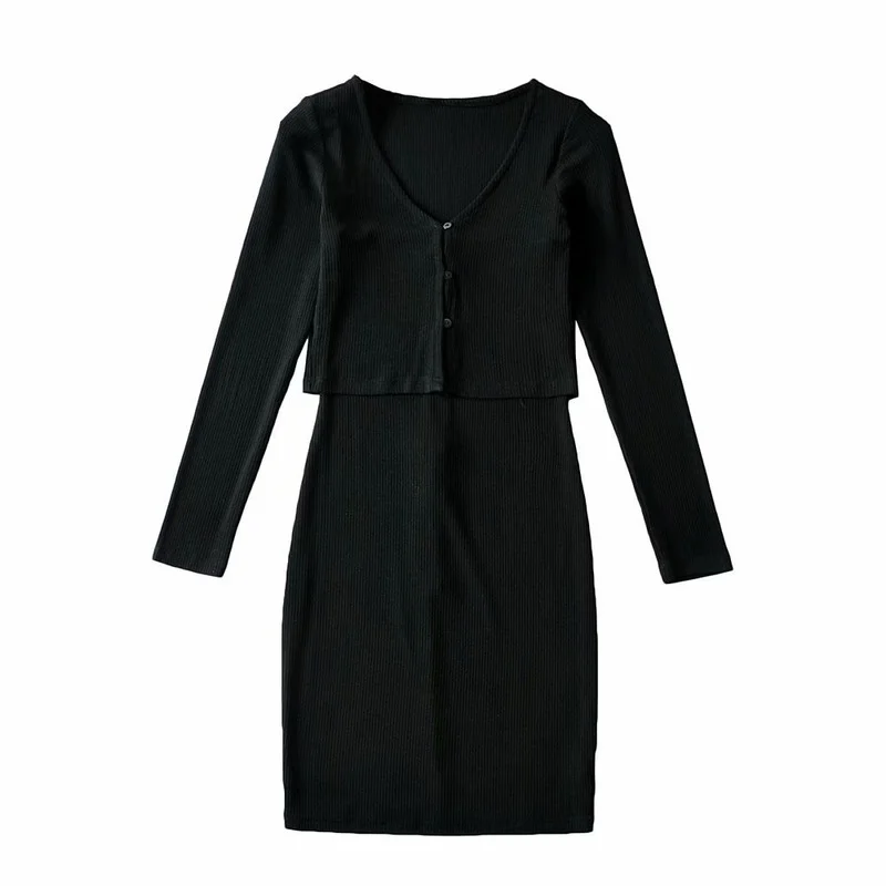 2021 Threaded Sling Bag Hip Sexy Knitted Tight-fitting Bag Hip Dress Long-sleeved Cardigan Top Two-piece Summer Women's Clothing
2021 Threaded Sling Bag Hip Sexy Knitted Tight-fitting Bag Hip Dress Long-sleeved Cardigan Top Two-piece Summer Women's Clothing