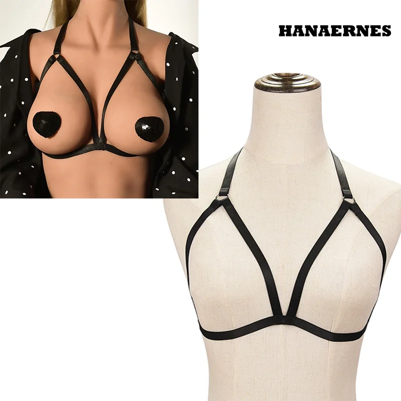 Women Black Body Harness Sexy Goth Harness Crop Top Bondage Harness Cage Bra Open chest Body Belt Suspender Hot Erotic Lingerie
Women Black Body Harness Sexy Goth Harness Crop Top Bondage Harness Cage Bra Open chest Body Belt Suspender Hot Erotic Lingerie