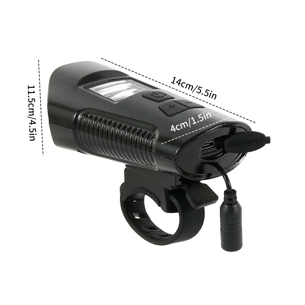 Bike Light Set with Speedometer, Headlight Bike Light Tail Light USB Rechargeable Super Bright Front Bike Horn 4 Lighting Modes
Bike Light Set with Speedometer, Headlight Bike Light Tail Light USB Rechargeable Super Bright Front Bike Horn 4 Lighting Modes