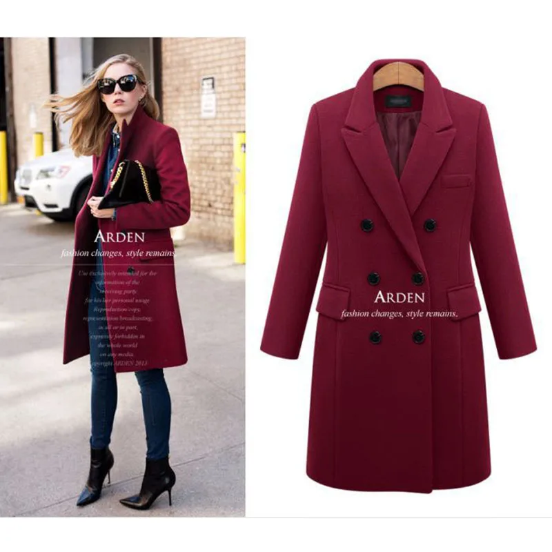 2022 Autumn Winter Wool Coat Women Casual Solid Female Jacket Elegant Double Breasted Long Woolen Coat Ladies Overcoat Clothes
2022 Autumn Winter Wool Coat Women Casual Solid Female Jacket Elegant Double Breasted Long Woolen Coat Ladies Overcoat Clothes