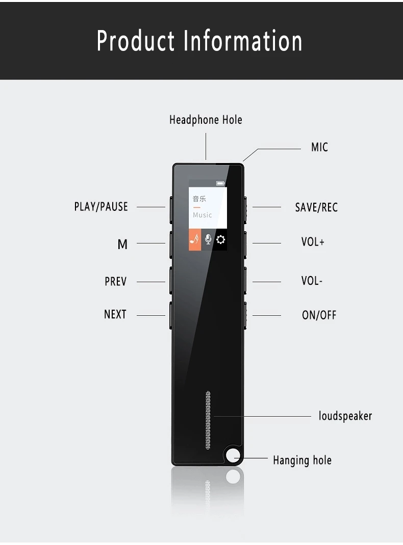 Ditcaphone With Password Protect Digital Audio Voice Dictaphone Recording Microphone Pen Use USB 2.0 Support Windows And Android
Ditcaphone With Password Protect Digital Audio Voice Dictaphone Recording Microphone Pen Use USB 2.0 Support Windows And Android