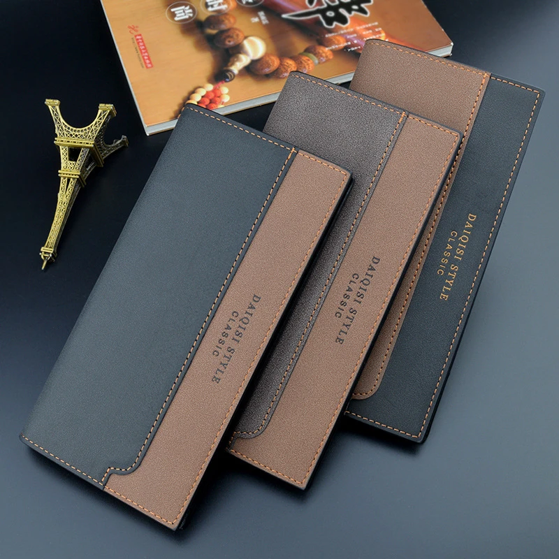 Matte Leather Men's Wallet Long Multi-card Pocket Wallet Male Thin Fashion Two Fold Soft Large Capacity Coin Purses
Matte Leather Men's Wallet Long Multi-card Pocket Wallet Male Thin Fashion Two Fold Soft Large Capacity Coin Purses