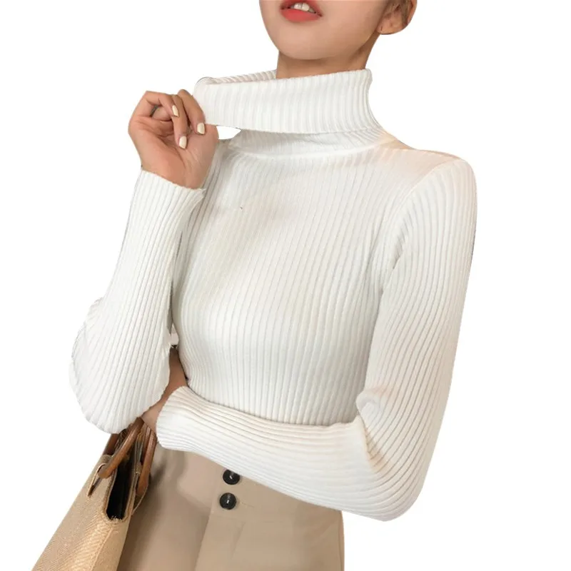 Women Sweater Winter Tops Turtleneck Jumper Sexy Slim Stretch turtleneck-sweaters Knitted Sweater Women
Women Sweater Winter Tops Turtleneck Jumper Sexy Slim Stretch turtleneck-sweaters Knitted Sweater Women
