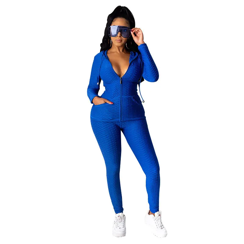 The new autumn and winter hot style hooded zipper fleece two-piece yoga pants suits
The new autumn and winter hot style hooded zipper fleece two-piece yoga pants suits