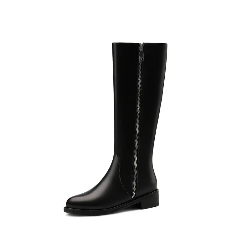 Genuine Leather Quality Knee High Boots Women Shoes Woman Knee Winter Boots Comfortable Warm Long Boots
Genuine Leather Quality Knee High Boots Women Shoes Woman Knee Winter Boots Comfortable Warm Long Boots