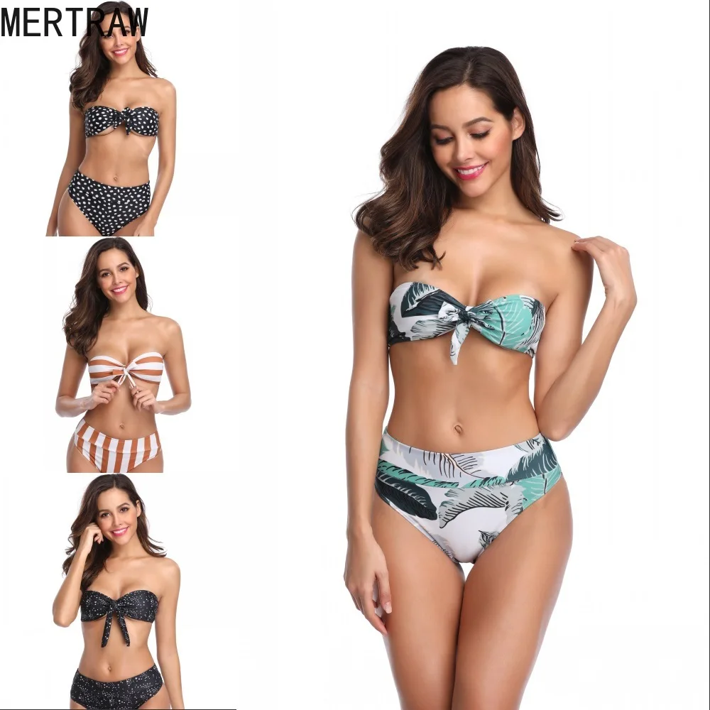 2020 explosive swimwear bikini printing new bandage high waist tube top sexy bikini one-piece swimsuit swimsuit
2020 explosive swimwear bikini printing new bandage high waist tube top sexy bikini one-piece swimsuit swimsuit