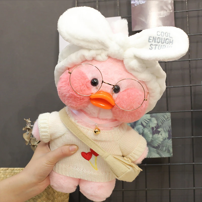 30CM Pink LaLafanfan Kawaii Cafe Mimi Yellow Duck Plush Toy Cute Stuffed Doll Soft Animal Dolls Kids Toys Birthday Gift for girl
30CM Pink LaLafanfan Kawaii Cafe Mimi Yellow Duck Plush Toy Cute Stuffed Doll Soft Animal Dolls Kids Toys Birthday Gift for girl