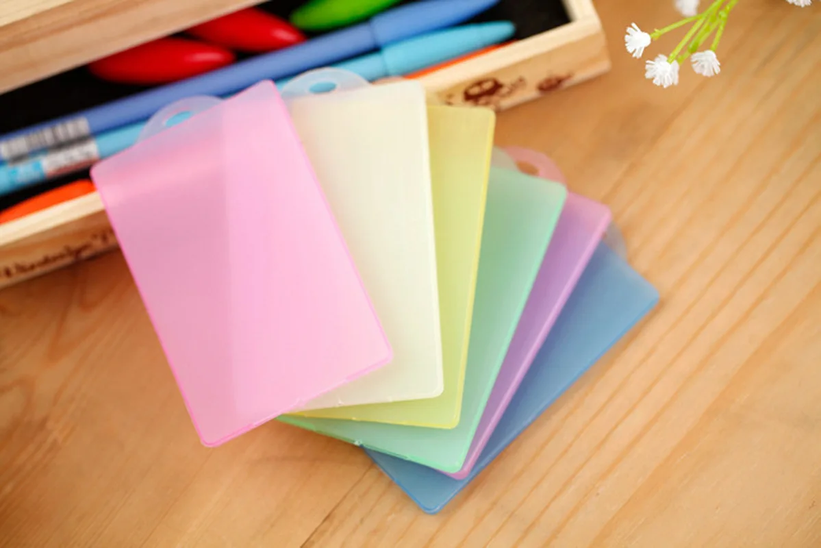 5pcs/lot PVC Card Holder for Staff Workers Transparent ID Credit Card Sleeve Visit Name Business Bank Card Case Badge Holder
5pcs/lot PVC Card Holder for Staff Workers Transparent ID Credit Card Sleeve Visit Name Business Bank Card Case Badge Holder