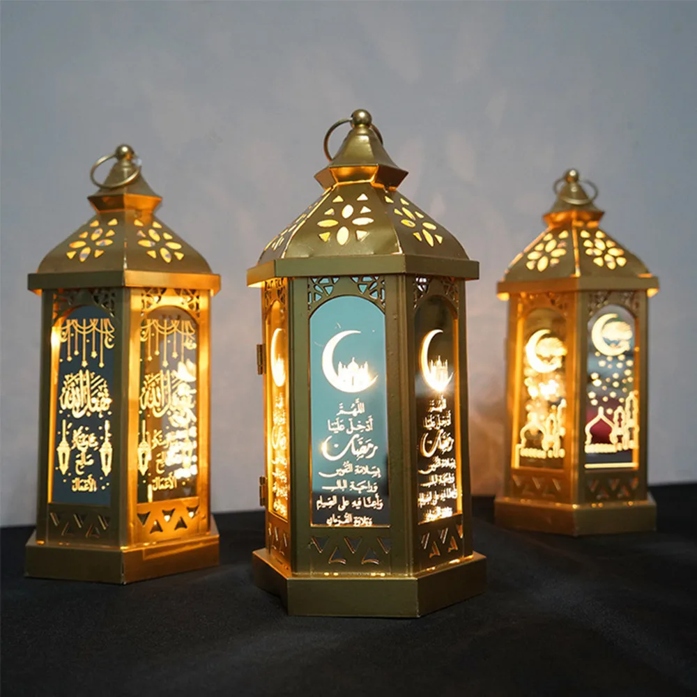 Ramadan Wind Lantern Decor Eid Iron Wind Light Battery Handicraft Arabic Lantern Home Decor Lighting Muslim Activity Supplies
Ramadan Wind Lantern Decor Eid Iron Wind Light Battery Handicraft Arabic Lantern Home Decor Lighting Muslim Activity Supplies