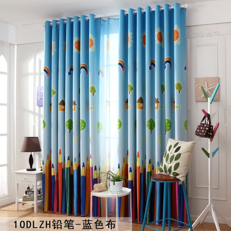 Heat Insulation Full Shading Bedroom Children's Room Curtain Cartoon Design Boys Girls Hook Top
Heat Insulation Full Shading Bedroom Children's Room Curtain Cartoon Design Boys Girls Hook Top