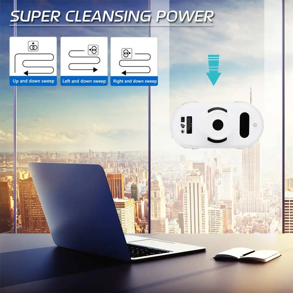 Window Cleaning Robot X5 With 14 Cloths Window Robot Vacuum Cleaner Electric Remote Control Magnetic Brush For Window Cleaning
Window Cleaning Robot X5 With 14 Cloths Window Robot Vacuum Cleaner Electric Remote Control Magnetic Brush For Window Cleaning