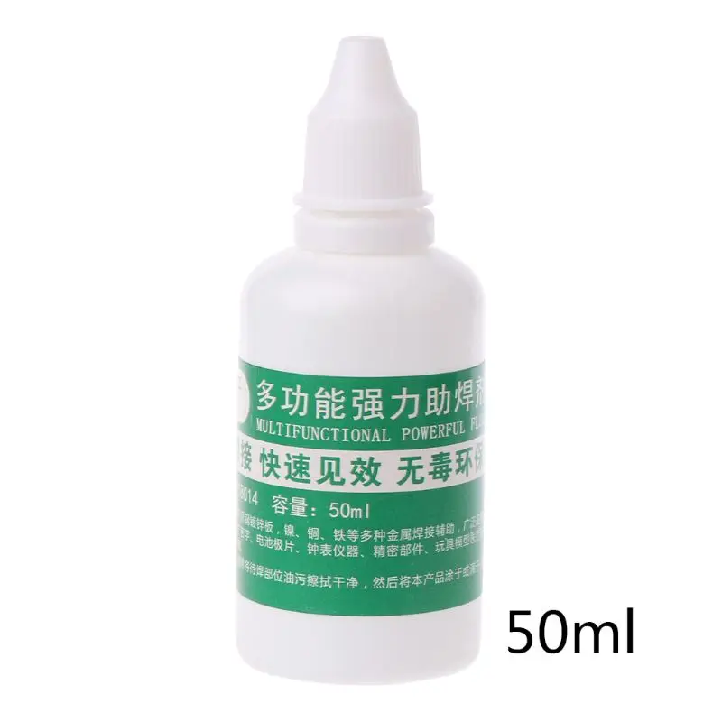 Powerful Rosin Soldering Agent No-clean Flux Stainless Steel White Steel Plate Iron 18650 Battery Welding Water Liquid Flux A69D
Powerful Rosin Soldering Agent No-clean Flux Stainless Steel White Steel Plate Iron 18650 Battery Welding Water Liquid Flux A69D