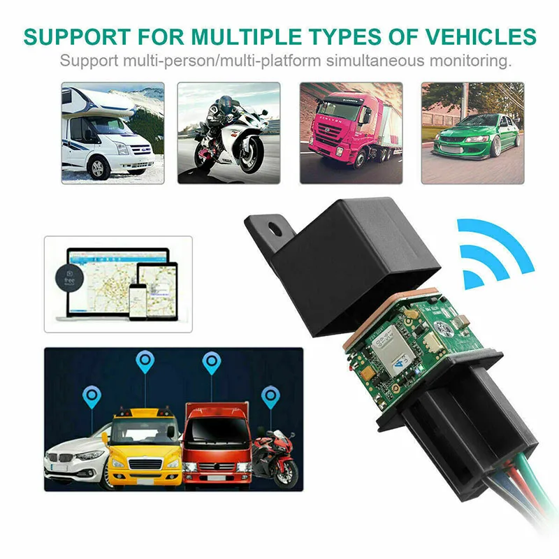 Anti-theft Mini GPS Car Tracker Real Time Device Locator Relay Device for Motorcycle Bike
Anti-theft Mini GPS Car Tracker Real Time Device Locator Relay Device for Motorcycle Bike