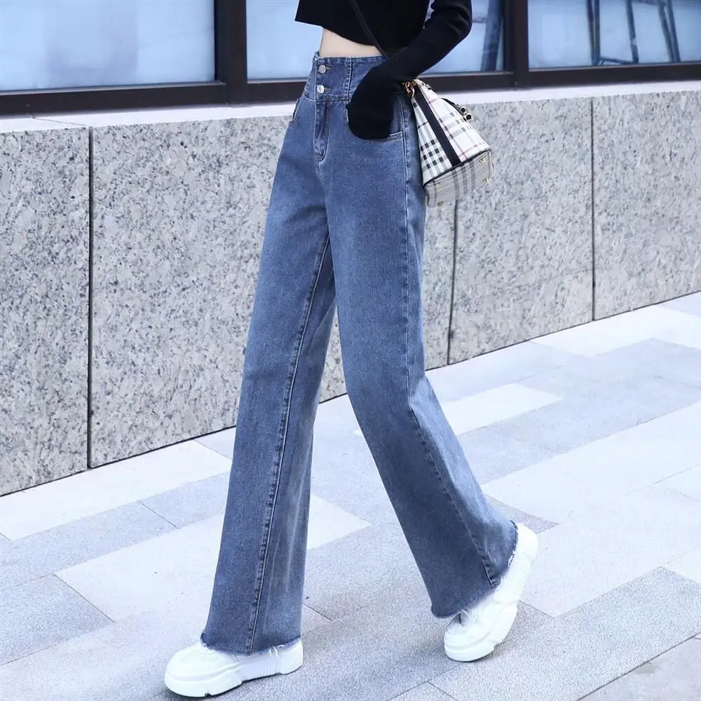 Wide Leg Jeans for Women Blue Loose Pants High Waist Casual Large Size Straight Pants Boyfriend Straight Mom Jeans Streetwear
Wide Leg Jeans for Women Blue Loose Pants High Waist Casual Large Size Straight Pants Boyfriend Straight Mom Jeans Streetwear