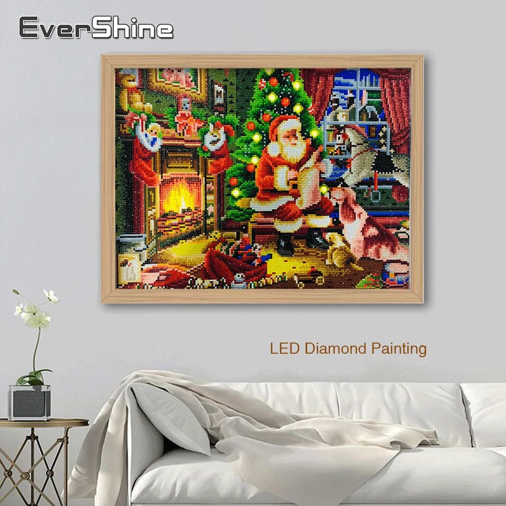 EverShine алмазная живопись, вышивка крестиком 5D, светодиодная подсветка, круглая Алмазная вышивка, полноформатный мультяшный кристалл, Рождественский подарок
EverShine алмазная живопись, вышивка крестиком 5D, светодиодная подсветка, круглая Алмазная вышивка, полноформатный мультяшный кристалл, Рождественский подарок