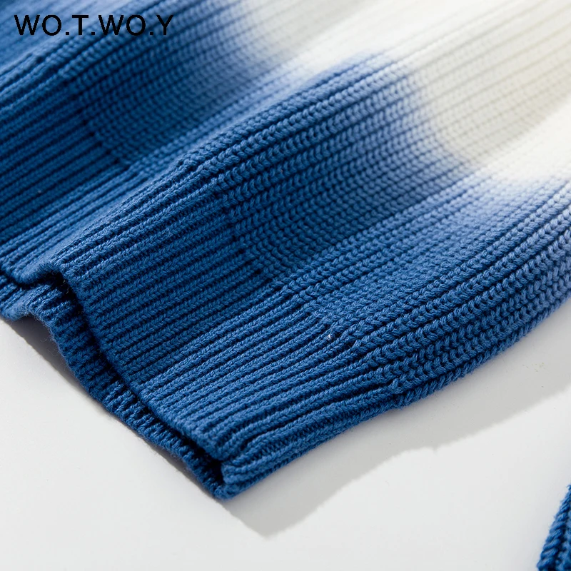WOTWOY 2019 осень зима мода Повседневный свитер для женщин O-ncek лоскутное окрашивание