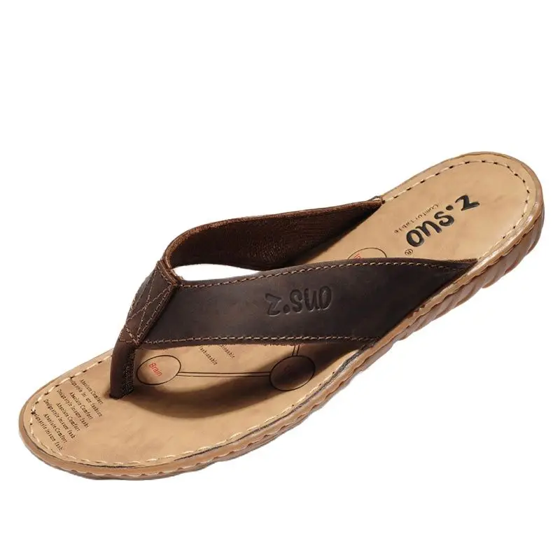 Шлепанцы мужские из натуральной кожи, пляжные тапочки, сандалии, летняя обувь, 2021 
Шлепанцы мужские из натуральной кожи, пляжные тапочки, сандалии, летняя обувь, 2021