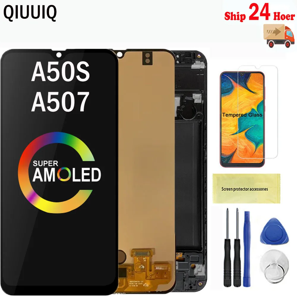 ЖК-дисплей с сенсорным экраном и дигитайзером в сборе для Samsung GALAXY A50S, A507, A507F
ЖК-дисплей с сенсорным экраном и дигитайзером в сборе для Samsung GALAXY A50S, A507, A507F