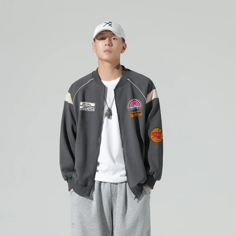 Mens Sweatshirts Autumn Zip Up Fashion Male Graphic Spring Teenagers Baseball Couple Streetwear Boys Jackets Clothes Z249
Mens Sweatshirts Autumn Zip Up Fashion Male Graphic Spring Teenagers Baseball Couple Streetwear Boys Jackets Clothes Z249