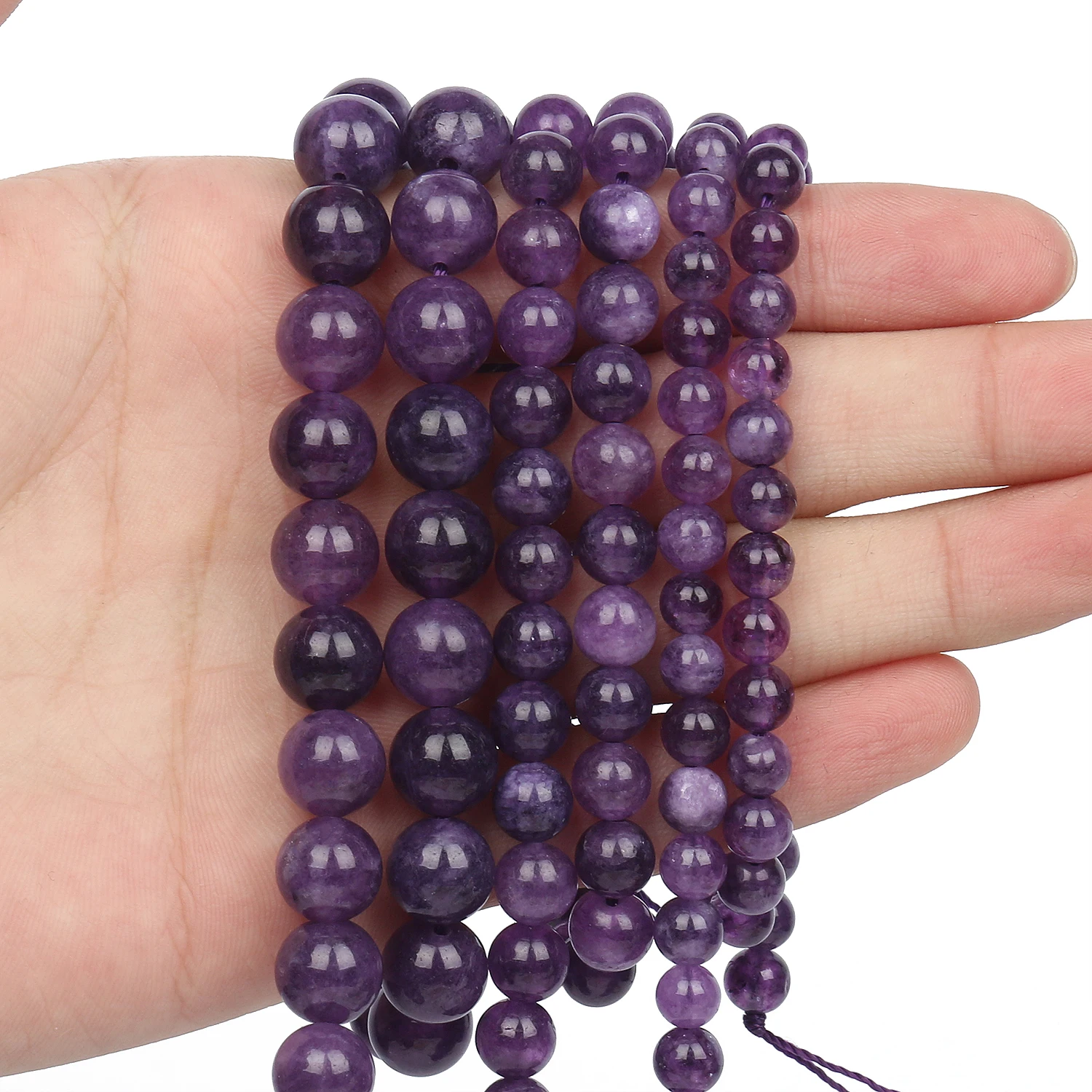 Natural Purple Crystal Beads Round Loose Spacer Beads for DIY Jewelry Making Bracelet Necklace 15 inches 6 8 10 mm Wholesale
Natural Purple Crystal Beads Round Loose Spacer Beads for DIY Jewelry Making Bracelet Necklace 15 inches 6 8 10 mm Wholesale