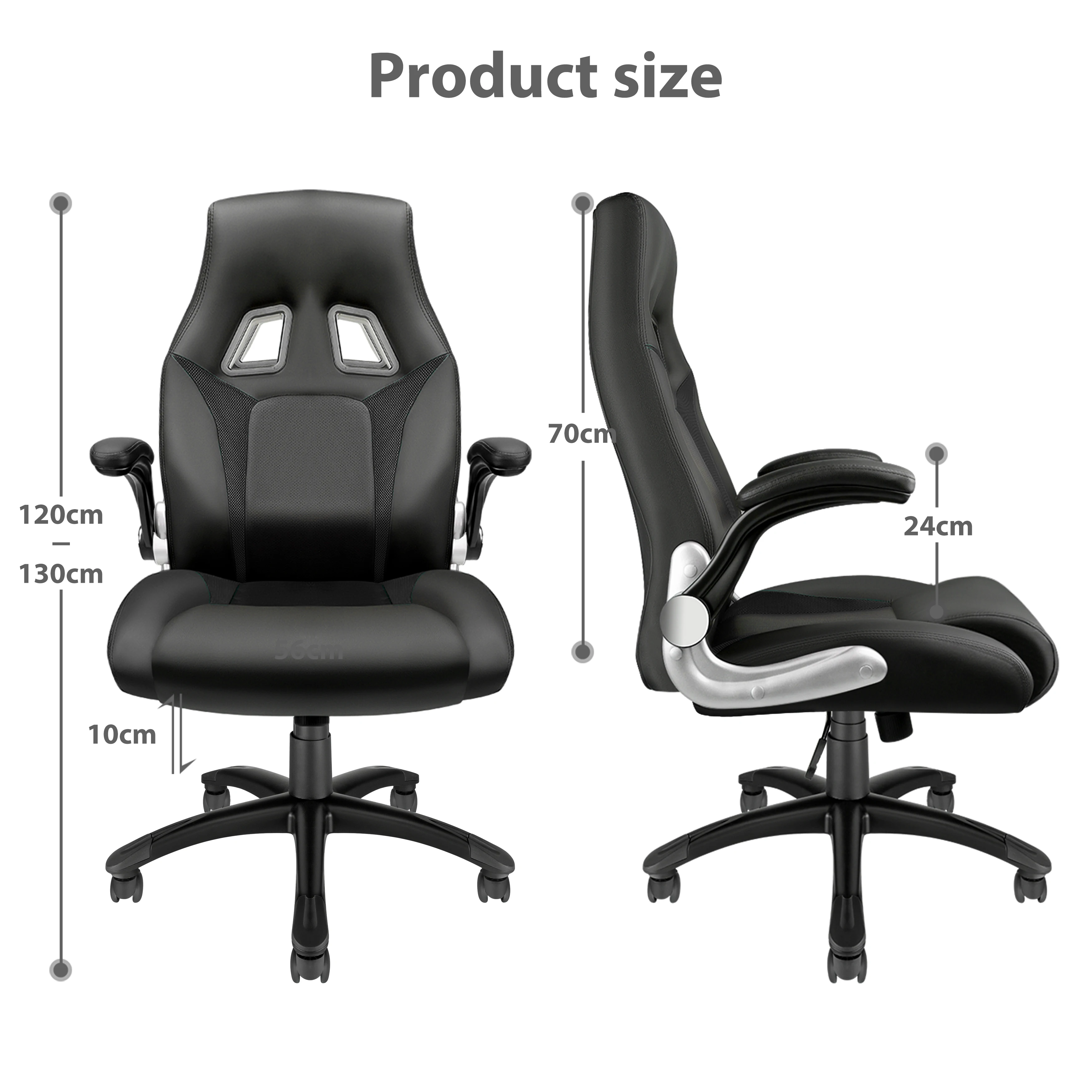 Furgle PU leather Office Chair 360 Swivel Gaming Chair with Comfortable Foam-padded Armrest Waterproof for Office Furniture
Furgle PU leather Office Chair 360 Swivel Gaming Chair with Comfortable Foam-padded Armrest Waterproof for Office Furniture