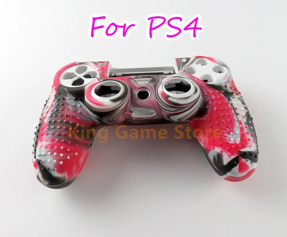 2 шт. силиконовый резиновый камуфляжный защитный чехол для Sony PlayStation 4 PS4 DS4
