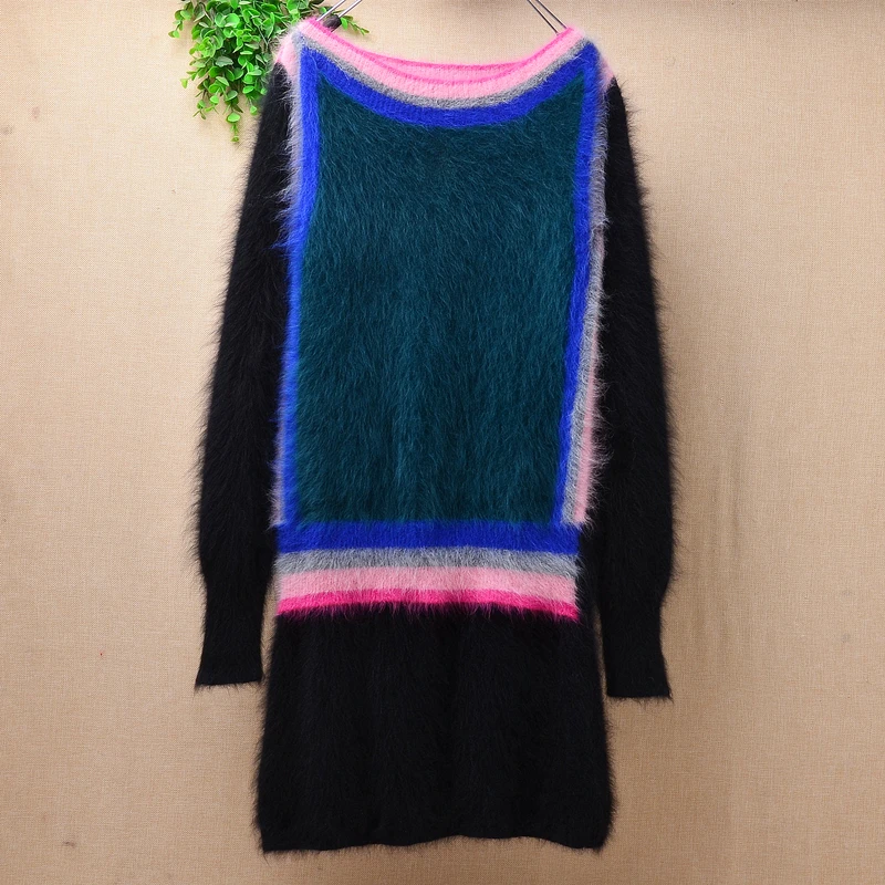 ladies women fashion colored mink cashmere knitted long sleeves slim bottoming blouses pullover angora fur jumper sweater dress
ladies women fashion colored mink cashmere knitted long sleeves slim bottoming blouses pullover angora fur jumper sweater dress