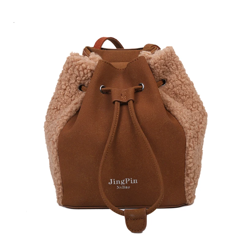 2021 New Design Women Pu Lamb Wool Mini Backpacks Women Multifunction Backbags and Handbags Female Mini Backpacks
2021 New Design Women Pu Lamb Wool Mini Backpacks Women Multifunction Backbags and Handbags Female Mini Backpacks