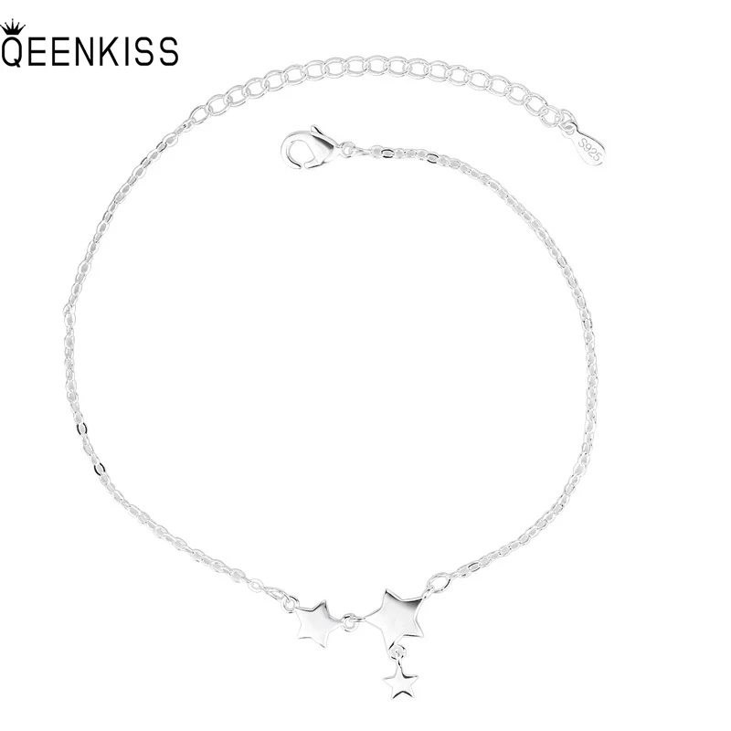 QUEENKISS BT679Fine Jewelry Wholesale Fashion Lady Girl Birthday Wedding gift simple star 925 sterling silver Pendant Bracelet
QUEENKISS BT679Fine Jewelry Wholesale Fashion Lady Girl Birthday Wedding gift simple star 925 sterling silver Pendant Bracelet