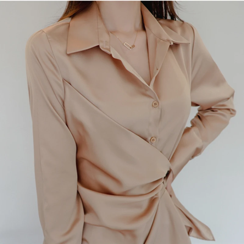 Korean Style Casual Solid Color Dress Female 2020 Autumn Winter New Women Turn-down Collar Long Sleeve Fashion Shirt Dress
Korean Style Casual Solid Color Dress Female 2020 Autumn Winter New Women Turn-down Collar Long Sleeve Fashion Shirt Dress