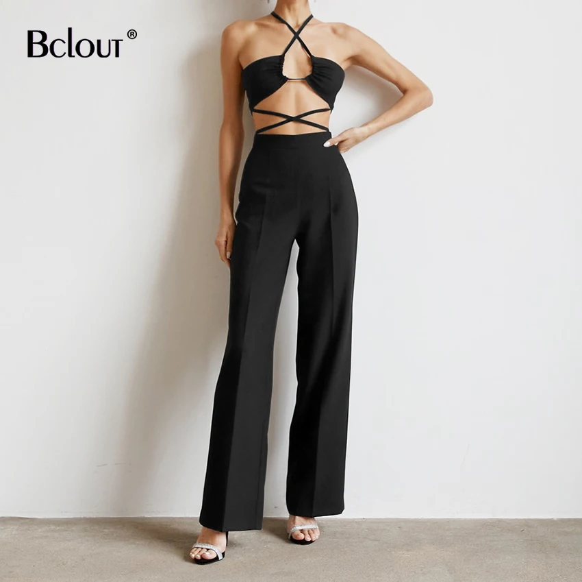 Bclout Black Pleated Straight Pants Women Office Ladies Elastic Waist Trousers Female Elegant Business Solid Long Pants Fashion
Bclout Black Pleated Straight Pants Women Office Ladies Elastic Waist Trousers Female Elegant Business Solid Long Pants Fashion