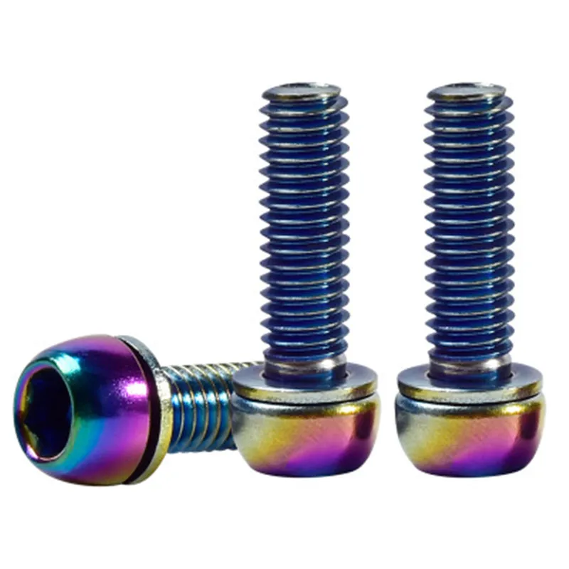 6pcs Colorful Aluminium screw M5*17mm for MTB road Bike Handlebar bicycle stem riser screws
6pcs Colorful Aluminium screw M5*17mm for MTB road Bike Handlebar bicycle stem riser screws