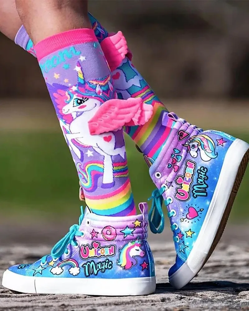 Snailify Unicorn Socks with Wings Colorful Fun Dancing Girls Crazy Socks For Kids 7-12 Years Old
Snailify Unicorn Socks with Wings Colorful Fun Dancing Girls Crazy Socks For Kids 7-12 Years Old