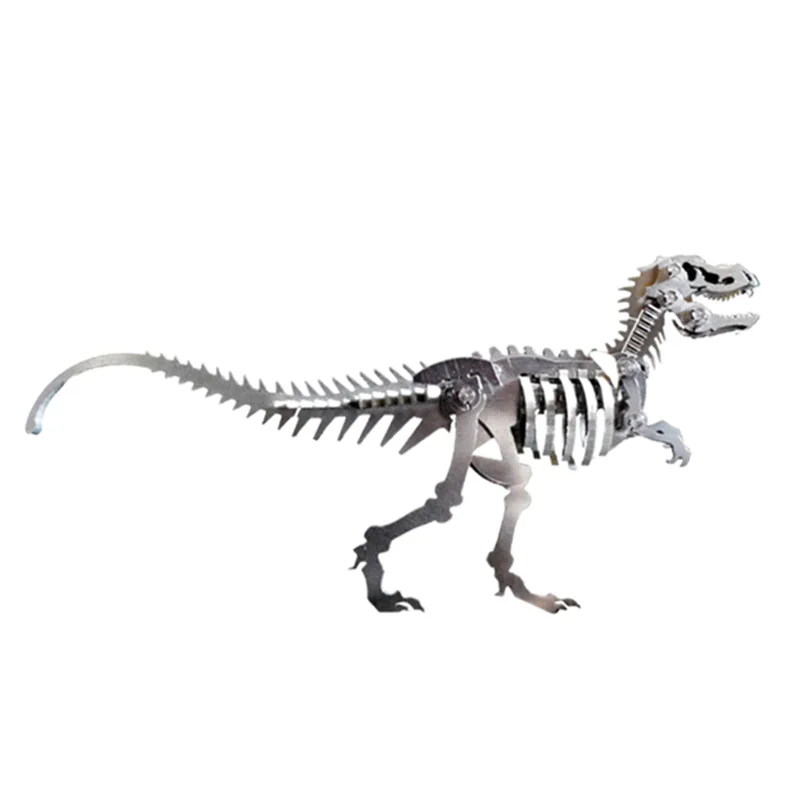 3D Metal Tyrannosaurus Dinosaur Model Puzzle Kits DIY Detachable Stainless Steel Warcraft Crafts Jigsaw Toys Gifts For Children
3D Metal Tyrannosaurus Dinosaur Model Puzzle Kits DIY Detachable Stainless Steel Warcraft Crafts Jigsaw Toys Gifts For Children