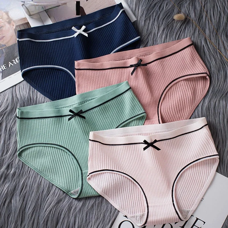2022 Cotton Women's Panties Comfortable Underwear Low Waist Solid Color Briefs Plus Female Underpant Panty Lingerie
2022 Cotton Women's Panties Comfortable Underwear Low Waist Solid Color Briefs Plus Female Underpant Panty Lingerie
