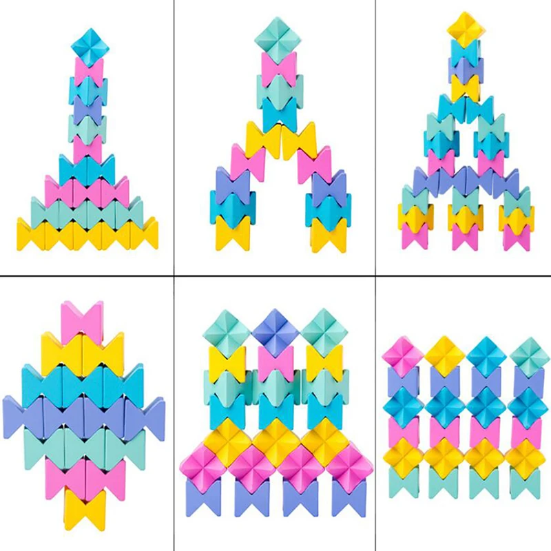 DIY children's Building Blocks Toy Five Color Assembled Building Blocks Colorful Wooden Early Education Puzzle Gift
DIY children's Building Blocks Toy Five Color Assembled Building Blocks Colorful Wooden Early Education Puzzle Gift