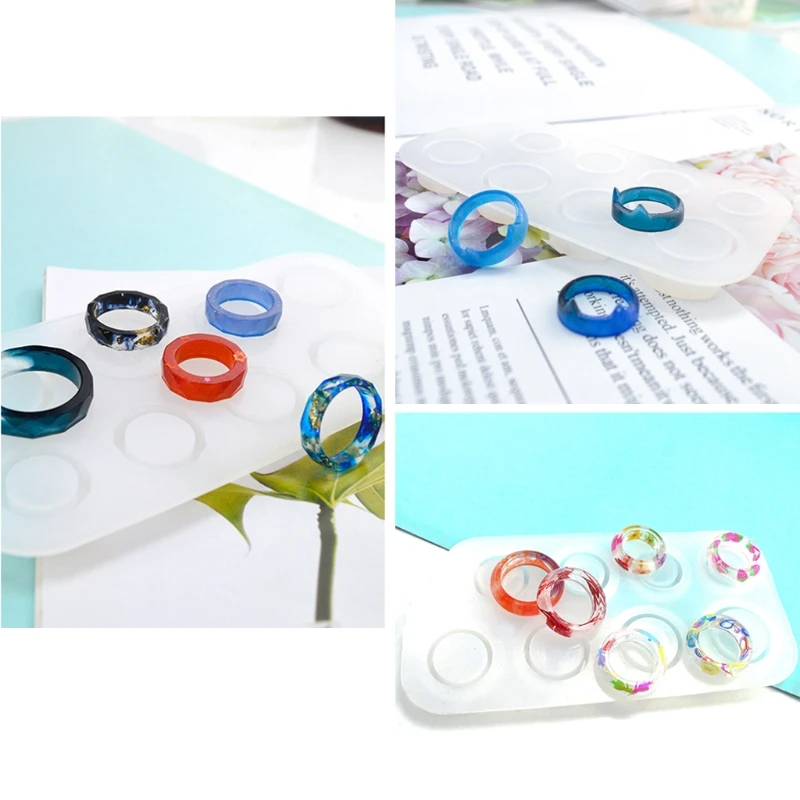 3Pcs/Set Section Rings Crystal Epoxy Resin Mold Earrings Necklace Pendant Silicone Mould DIY Crafts Jewelry Casting Tool
3Pcs/Set Section Rings Crystal Epoxy Resin Mold Earrings Necklace Pendant Silicone Mould DIY Crafts Jewelry Casting Tool