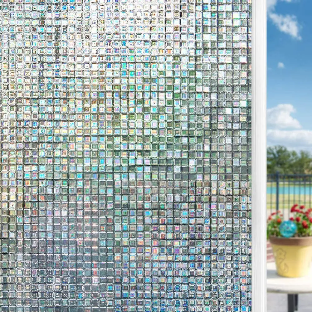 Mosaic Window Film Privacy Frosted Stained Glass Rainbow Static Cling Decor No Glue Removable Self Adhesive Anti UV Sticker
Mosaic Window Film Privacy Frosted Stained Glass Rainbow Static Cling Decor No Glue Removable Self Adhesive Anti UV Sticker