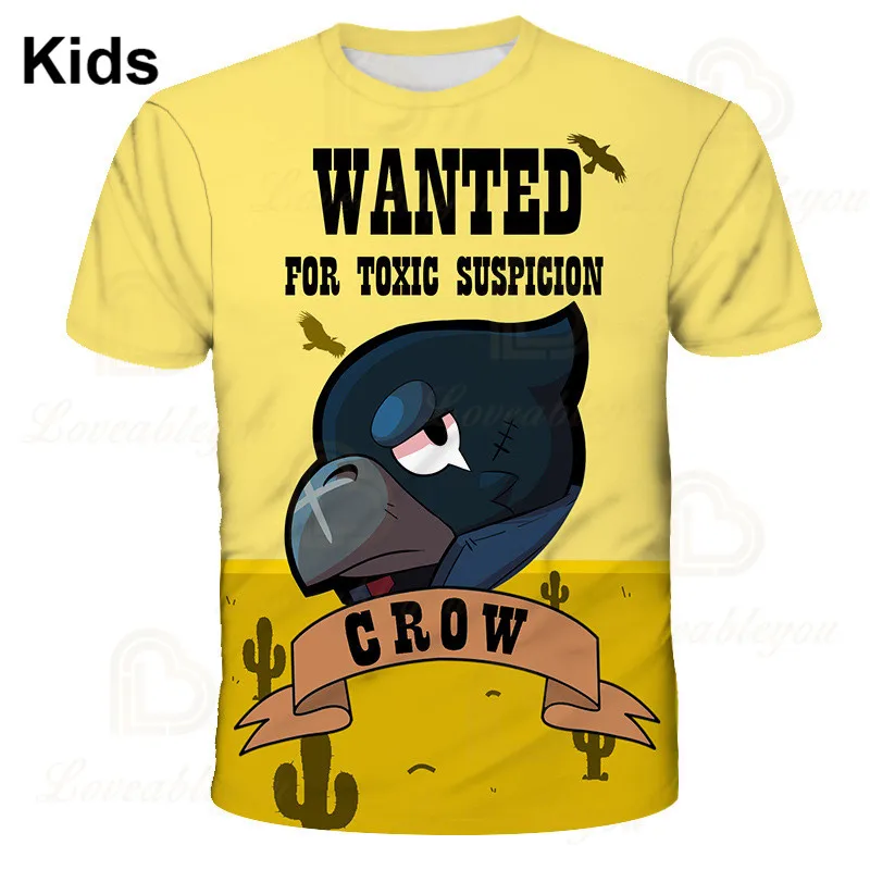 Cute Crow Shoot COLT MAX Game 3D Print T-shirt Men Clothing Harajuku T Shirt Women Kids Star Leon Tops 2020 Shirt Boys Girls
Cute Crow Shoot COLT MAX Game 3D Print T-shirt Men Clothing Harajuku T Shirt Women Kids Star Leon Tops 2020 Shirt Boys Girls