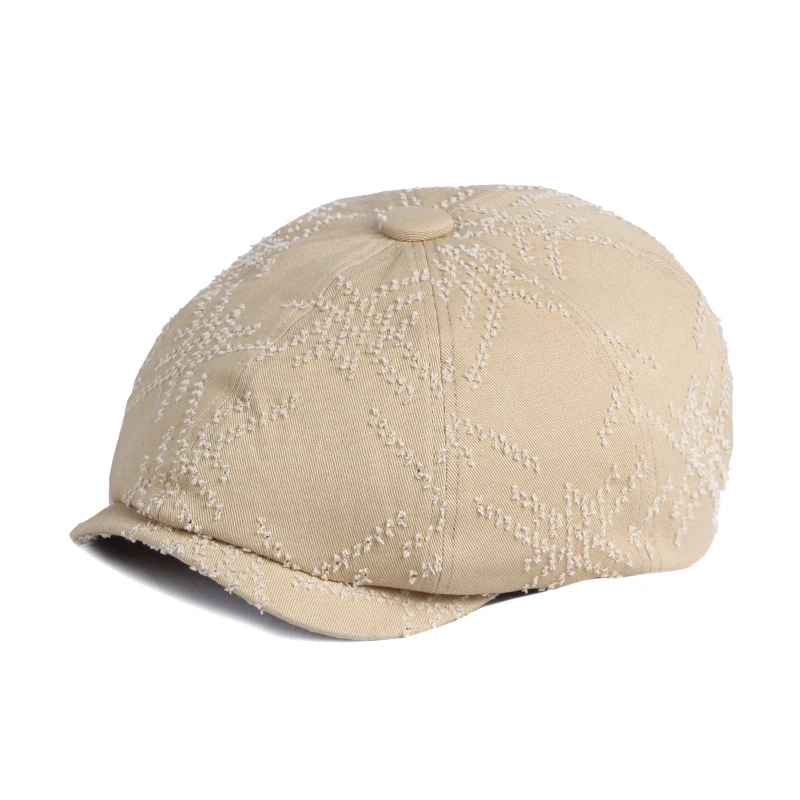 Korean Fashion Hand Polished Octagonal Cap Elastic Female British Retro Men's Beret Classic Khaki Art Newsboy Hat Trend
Korean Fashion Hand Polished Octagonal Cap Elastic Female British Retro Men's Beret Classic Khaki Art Newsboy Hat Trend