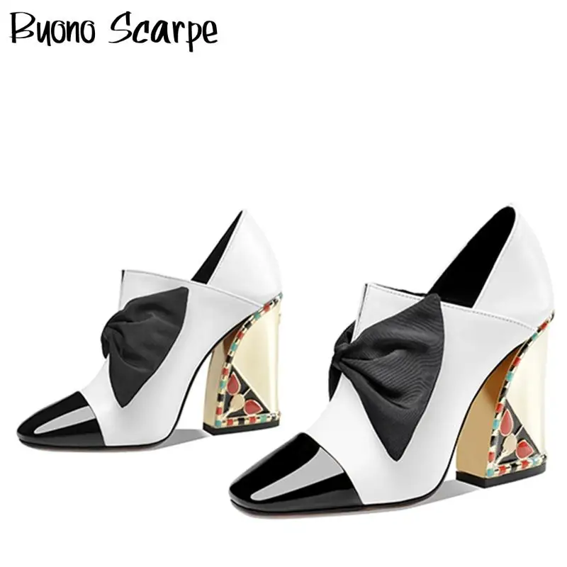 Buono Scarpe Butterfly Knot Women Heel Pumps Chunky High Heel Shoes Brand Designer Sexy Party Dress Shoes Ladies Prom Heel Pumps
Buono Scarpe Butterfly Knot Women Heel Pumps Chunky High Heel Shoes Brand Designer Sexy Party Dress Shoes Ladies Prom Heel Pumps