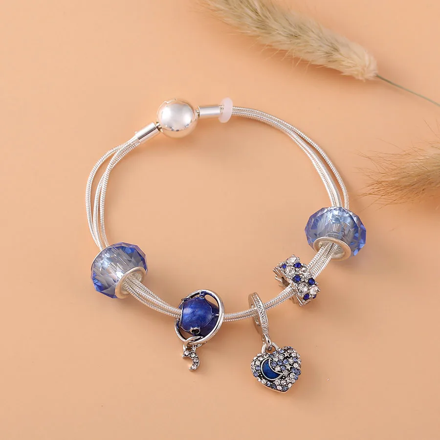 Seialoy Multi Snake Chain Bracelet Silver Color Bracelets Fit Original Brands Fine Beaded Bracelet For Women New Charm Bangle 
Seialoy Multi Snake Chain Bracelet Silver Color Bracelets Fit Original Brands Fine Beaded Bracelet For Women New Charm Bangle