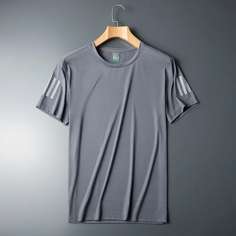 Summer Short-Sleeved Ice Silk T-Shirts Breathable Oversized Tops for Men to Increase Fattening T Shirts
Summer Short-Sleeved Ice Silk T-Shirts Breathable Oversized Tops for Men to Increase Fattening T Shirts